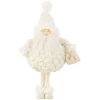Image de Statuette Déco Père Noël "pochon" 38cm Blanc