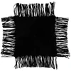 Image de Coussin Déco À Franges "coleman" 45x45cm Noir