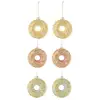 Image de Lot de 6 sujets donuts 9cm multicolore