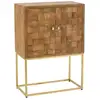Image de Commode 2 Portes Sur Pied "nino" 122cm Naturel
