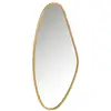 Image de Miroir Mural Design "abstrait" 73cm Or