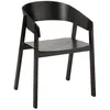 Image de Chaise en Bois Naga 76cm Noir
