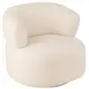 Image de Fauteuil lounge design universe 83cm blanc