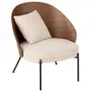 Image de Fauteuil Lone   Confort Moderne Et Silhouette Enveloppante-marron