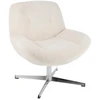 Image de Fauteuil Lounge "chill" 79cm Crème