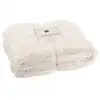 Image de Plaid design uni corduroy 130x180cm blanc 46593