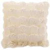Image de J-Line coussin Wave - polyester - crème