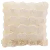 Image de Coussin déco uni wave 45x45cm crème 46598