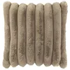 Image de J-Line coussin Large Corduroy - polyester - taupe