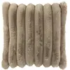 Image de Coussin déco corduroy 45x45cm taupe clair