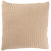 Image de Coussin Déco Lignes "teddy" 45x45cm Beige