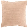 Image de Coussin Déco "effiloché" 50x50cm Beige