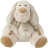 Image de Peluche Chien Assis "écharpe" 30cm Beige