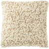 Image de Coussin Bouclette "elvia" 45x45cm Camel & Crème