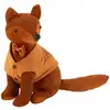Image de Cale-porte en velours bouclé renard 38cm cognac
