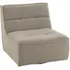 Image de Fauteuil pivotant cosy 97cm taupe