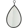 Image de Miroir mural design drop 61cm noir 50883
