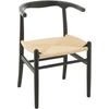 Image de Chaise En Bois De Hêtre Et Corde Toon   L'élégance Artisanale-noir
