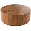 Image de Table Basse En Bois "glenda" 90cm Naturel