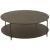 Image de Table basse design rodolfo 113cm marron foncé