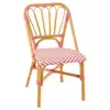 Image de Chaise en rotin danial 85cm rose