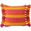 Image de Coussin Déco À Pompons "polly" 50x50cm Multicolore