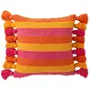 Image de Coussin déco à pompons polly 50x50cm multicolore 51274