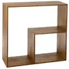 Image de Étagère Murale En Bois "cub" 106cm Marron