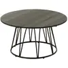 Image de Table basse en métal poa 80cm noir