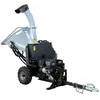 Image de Broyeur de branches à rouleau hydraulique pro tractable thermique essence 15cv 420cc 120mm avec démarrage électrique Torros HDK125H