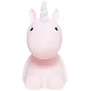 Image de Veilleuse Licorne LED Rose 17 cm