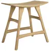 Image de ETHNICRAFT tabouret OSSO H 48 cm (chêne naturel - bois massif)