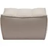 Image de ETHNICRAFT pouf ottomane N701 (Beige - Tissu)