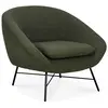 Image de ETHNICRAFT fauteuil BARROW (Pine green - tissu et métal)
