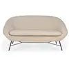 Image de ETHNICRAFT canapé BARROW (Off white - tissu et métal)