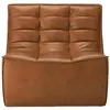 Image de ETHNICRAFT fauteuil modulaire N701 (Cuir vieilli - cuir)