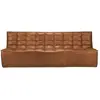 Image de ETHNICRAFT canapé modulaire à 3 places N701 (Cuir vieilli - cuir)