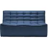Image de ETHNICRAFT canapé modulaire à 2 places N701 (Bleu - Tissu)