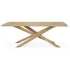 Image de ETHNICRAFT table rectangulaire MIKADO (240 cm - chêne)