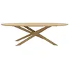 Image de ETHNICRAFT table ovale MIKADO (267 cm - chêne)