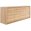 Image de ETHNICRAFT buffet SHADOW avec 4 portes (Naturel - chêne)