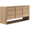 Image de ETHNICRAFT buffet NORDIC avec 3 portes (Naturel - chêne)