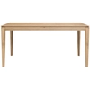 Image de ETHNICRAFT table rectangulaire BOK (160 x 80 x 76 cm - chêne naturel)