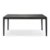 Image de ETHNICRAFT table rectangulaire BOK (180 x 90 x 76 cm - Chêne teint noir)