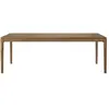 Image de ETHNICRAFT table rectangulaire BOK (220 x 95 x 76 cm - Teak)
