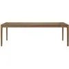 Image de ETHNICRAFT table rectangulaire BOK (240 x 100 x 76 cm - Teak)