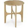 Image de ETHNICRAFT table basse PI Ø 47 cm (Chêne - bois massif)