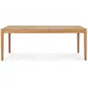 Image de ETHNICRAFT table rectangulaire pour l'extérieur BOK (200 x 100 x 76 cm - Teak)
