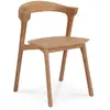 Image de ETHNICRAFT chaise avec accoudoirs pour l'extérieur BOK (Teck - bois massif)