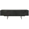 Image de ETHNICRAFT meuble TV GRAPHIC 160 cm (Noir - Teck et métal)
